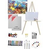 DSH Doğal Seramik Hamuru Yağlı Boya Resim Başlangı&ccedil; Seti-ş&ouml;vale,35 * 50cm Resim Defteri Ve 2 Tuval, (Ş&Ouml;VALYE)