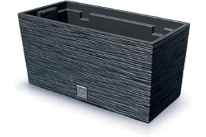 PROSPERPLAST Pot de fleurs avec reserve d´eau 8 L anthracite - FURU