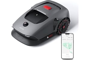 MOVA 1000, Mähroboter 360° 3D LiDAR kabellose Einrichtung & genaue Kartierung bis 1000 m², Mähroboter ohne Begrenzungskabel, Smarte Hindernisvermeidung, Verbesserte Geländeräder, U-förmiges Schneiden