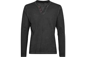 Solid SDTinox Herren Longsleeve Langarmshirt Shirt mit V-Ausschnitt