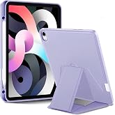 Babilden Samsung Tablet İle Uyumlu Kılıf L&uuml;ks Kadife İ&ccedil; Kaplamalı Suni Deri Mıknatıslı Standlı Tablet Arka Kapak (Lila, Galax