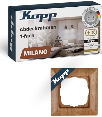 Kopp Ilano 618531086 Interrupteur Série En Bois De Hêtre