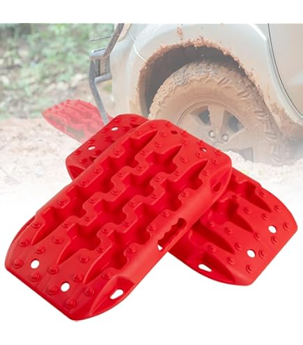 EXLECO Set of 2 Sand Plates for Motorhome, Starter and Off-Road Traction Trailer Tyre Ladder Non-Slip Tyre EXLECO Set of 2 Sand Plates for Motorhome, Starter and Off-Road Traction Trailer Tyre Ladder Non-Slip Tyre