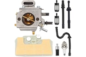 ZAMDOE Kit de carburador para STIHL MS290 MS310 MS390 029 039 motosierra, reemplaza # 1128120 0625, con filtro de aire, línea de combustible, línea de aceite, bujía