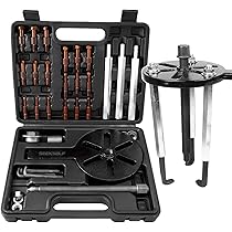 BOOMSTART Innerlijke lagertrekkerset, interne lagertrekker, blinde lagerverwijderingsgereedschapset voor autowiel, autoreparatie (rood