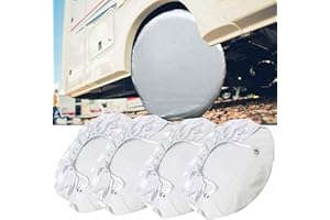 STEEIRO Wheel cover tyre cover, 4 x XL wheel cover for caravan, motorhome, trailer