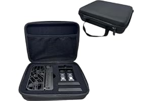 Kimyoaee Housse rigide de transport pour appareil photo Hover Air X1 - Accessoire de drone - Hoverair Combo Plus - Sac de rangement pour chargeur de batterie, Noir , Étui de protection