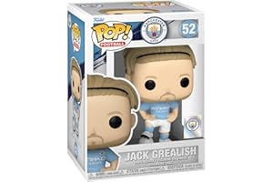 Funko Pop! Football: Manchester City - Jack Grealish G. - Manchester City FC - Figurine en Vinyle à Collectionner - Idée de Cadeau - Produits Officiels - Jouets pour Les Enfants et Adultes