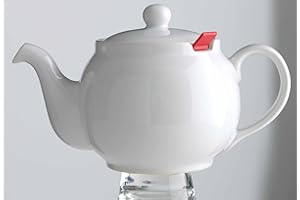 LONDON TEAPOT COMPANY 2-Cup White Chatsford Teapot