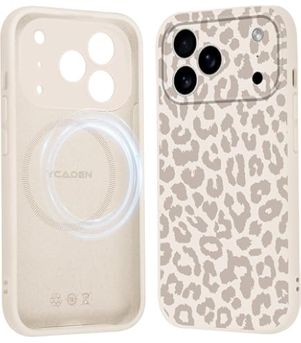 MOSNOVO Hoes voor iPhone 17 Pro Max, [Buffertech 2 m Militair-Grade Valbescherming] [Anti-Peel Off Technologie] Transparante TPU Bumper Telefoonhoes – Luipaardprint