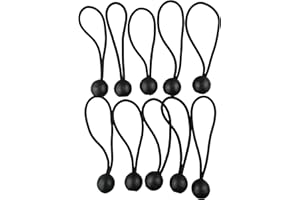 COST WISE 4" Ball bungee (range of pack size) loop bungee cords,tie downs for tarpaulins (pack of 20)