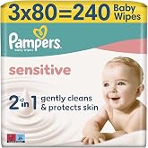 Pampers Sensitive Bebek Islak Havlu 3 Paket 240 Yaprak
