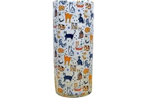ACACIAHOME M S L Assorted Cat Breeds Design Umbrella Stand