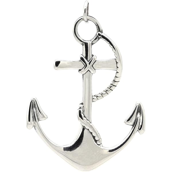 CLEVER SCHMUCK Anker-Halskette Für Männer – 925 Sterling Silber, Mit Venezia-Kette