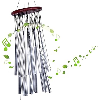 Tissting Campane a Vento, Campane a Vento in Metallo Vintage, Feng Shui Cinese Fortunato Campana Appeso Ornamento per La Casa Giardino Patio Yard Appendere(Pavone di Buon auspicio