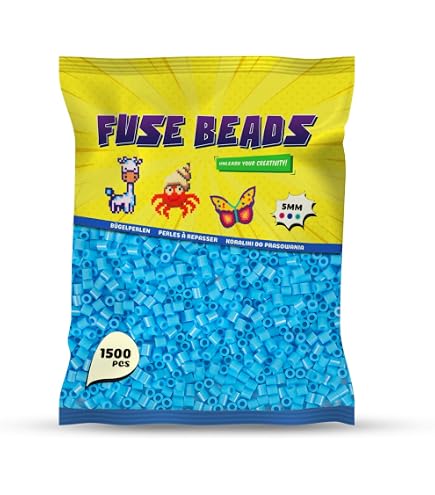 La Manuli Perline da Stirare Verde - 3000 Pezzi 5mm - Perline a Fusione per Bambini, Accessori per Creazione Gioielli Fai da Te