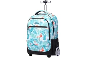 TANOU Plecak na kółkach Blue Flumingo, Blue Flumingo