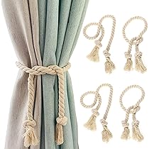 Vorhang Raffhalter 8 Stück - Baumwolle Leinen Für Wohnzimmer Küche