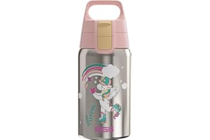 SIGG - Gourde Enfant En Acier Inoxydable - Shield One - Convient Aux Boissons Gazeuses - Étanche & Légère - Sans BPA - 0,5L