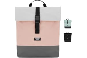 LARKSON Mochila Mujer y Hombre - Tammo - Para Portátiles - Trabajo, Universidad y Viaje - Backpack Enrollable y Ligero - Repelente al Agua