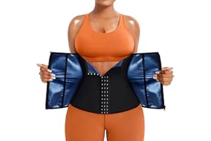 Chumian Women Waist Trainer Trimmer belt Sweat Belly Band Tummy control Wrap Workout Sports Girdle Corset Body shaper