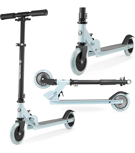 Trottinette Pliable 6 Pouces Stitch Bleu - Roues 145mm Avec Frein Arrière