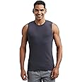 Jockey 9930 Men's Super Combed Cotton Rib Solid Round Neck Muscle Vest