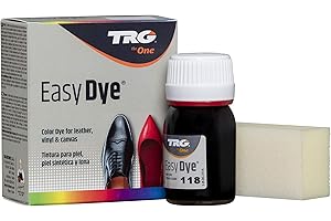 TRG The One - Tinte para Calzado y Complementos de Piel | Tintura para zapatos de Piel, Lona y Piel Sintética con Esponja aplicadora | Easy dye, 25 ml