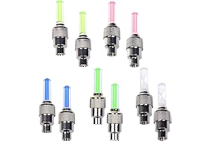 Stonges Led Flash Tyre Wheel Valve Cap Light For Car Bike Bicycle Motorbicycle Wheel Light Tire (Red, Yellow, Blue, Green, Mixed)