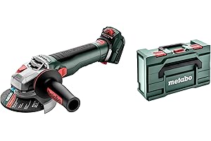 Metabo akumulatorowa szlifierka kątowa WVB 18 LT BL 11-125 Quick – 613057840 – 18 V – Szlifierka z wydajnym silnikiem bezszczotkowym – Bez akumulatora i ładowarki