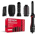 Revlon One Step Blow-Dry Multi Air Styler 5 in 1 Dryer, 360 Vented AirFlow Curler, Volumiser Oval Brush, Paddle Brush, Round Brush, Root-Drying Concentrator - 4 Heat Settings RVDR5371 - Black
