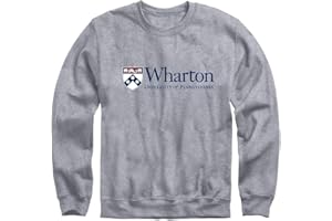 Ivysport University of Pennsylvania Classic Adult Crewneck Sweatshirt with Wharton Logo, Sweatshirt