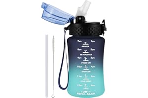 GOPPUS Borraccia per bambini da 350 ml/12 once con cannuccia Tritan borraccia con cinturino piccole bottiglie di succo per bambini con coperchio a scatto bottiglie per bambini a prova di perdite con