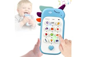 JoyJoyful Giochi Telefono Neonato 6-9 Mesi, Gioco Musicali Bambino 1 Anno, Giochi Montessori Educativi 1 Anno, Elettronici per l'apprendimento, Regali Compleanno Dentizione Precoci per 7 8 10 12 Mesi