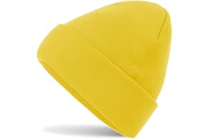 HATSATAR Hatstar Winter Hat, Women's Beanie Hat, Men's Fine Knit Beanie, for Women, Men, Unisex, Cuffed Hats, Soft and Warm