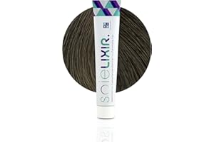 POP ITALY Soielixir Tinta Permanente per Capelli in crema SENZA Resorcina, Parafenilendiammina e Ammoniaca 93 Colori - 100 ml - (Solo Tubo Colore - 5/0 Castano Chiaro)