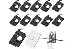Raheem 10Pcs Archery Rests Arrow Rests for Recurve Bows Plastic Adhesive Archery Arrow Support for Right Hand Compound Recurve Bow