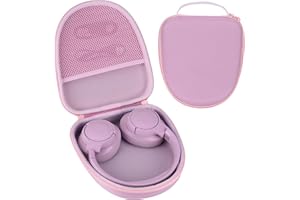 RIYADAone Twarde etui kompatybilne z JBL Tune 770NC/720BT/760NC/520BT/660BTNC/710BT/510BT/570BT/660NC JBL Live 670 NC/460NC/650BTNC/400BT słuchawki nauszne (różowe)