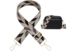 COZEVDNT Verstellbarer Schultergurt für Taschen, Schultergurt für Taschen, Taschengurte zum Wechseln, Taschengurt Breit mit Karabiner, Tragegurt Tasche für Damen Schulterriemen, Handtasche, Taschengurt Schwarz