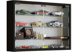 VCM Wall display cabinet Mandosa M,Black