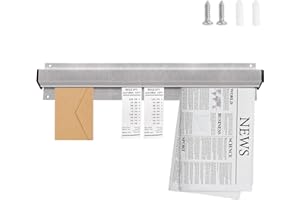 ANSD Order Grabber,Aluminum Alloy Ticket Holder, Wall-mounted Bill Holder, 35CM/13.8" Label Grabber, Suitable for Offices, Homes and Hotels