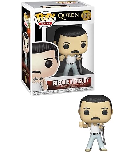 Funko Queen King Freddie Mercury Platinum Exclusive Pop! z