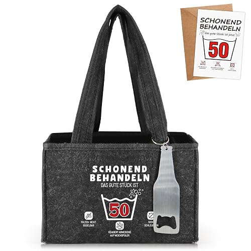 WenmthG Männerhandtasche mit Flaschenöffner