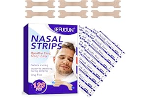 NVXNMSD 120X Tiras Nasales Antironquidos para dormir - Nasal Strips Antirronquidos para respirar mejor, Extra Large - tiras antironquidos nasal -Extra Large L 66 * 19mm (120 Tiras)