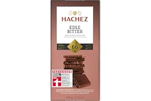 ‎HACHEZ Hachez Tafel Edle Bitter 66%, 5er Pack (5 x 100 g)
