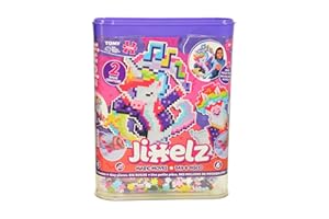 Fat Brain Toys Jixelz Magic Moves Art Set 1250 Pcs - Pixel Art Craft Kits for Kids, Joins Together Without Glue, Water or Ironing - Jigsaw Mosaic Tiles Arts and Crafts for Kids 6 Years Plus