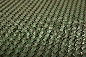 Sellon24 (17,99€/m2) Balkonverkleidung Sichtschutz Meterware Balkonsichtschutz Polyrattan Balkonbespannung RD12-grün90