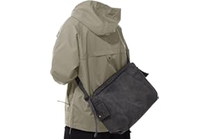 VENATIN Borsa a tracolla da uomo e da donna in tela vintage, borsa a tracolla alla moda, per il tempo libero borsa a mano