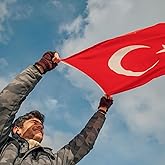 Premium T&uuml;rk Bayrağı (100X150CM) - Nefes Alabilir 125gr Rashel Kumaş, &Ccedil;ift Dikişli, Sağlam Kulplu, UV ve Solmaya Karşı Dayanı