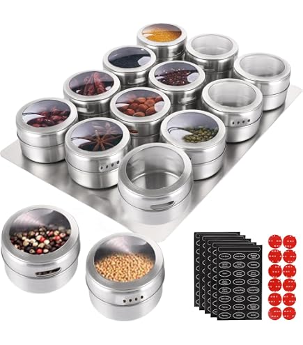 IKEA GRUNDTAL Lot de 3 récipients magnétiques en acier inoxydable IKEA GRUNDTAL Lot de 3 récipients magnétiques en acier inoxydable
